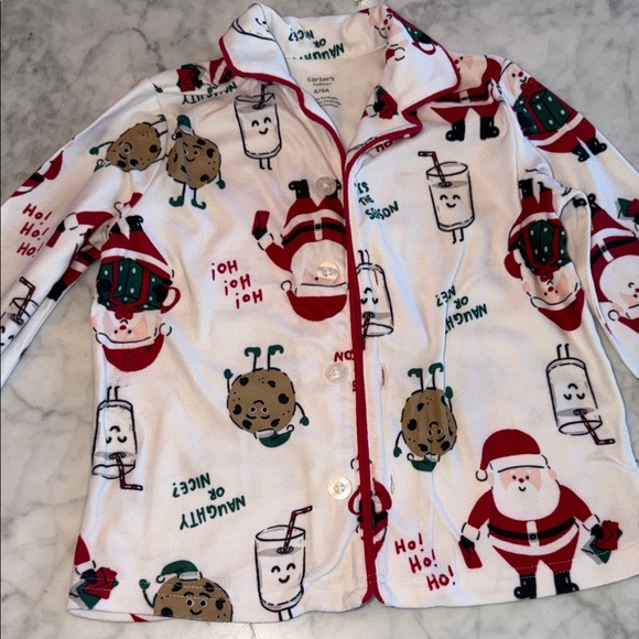 Carter's Holiday Pajama Set Bundle - Red and White 4T - Picture 12 of 14